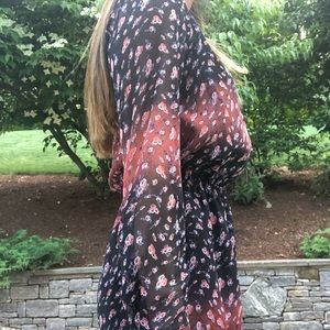 floral long sleeved romper!